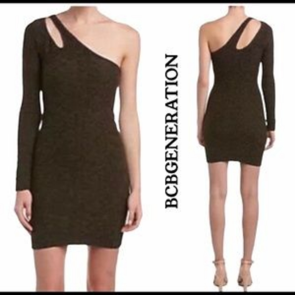 NWT! BCBGeneration One Sleeve Sexy Bodycon Dress